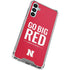 University of Nebraska Go Big Red Galaxy A15 5G Clear Case